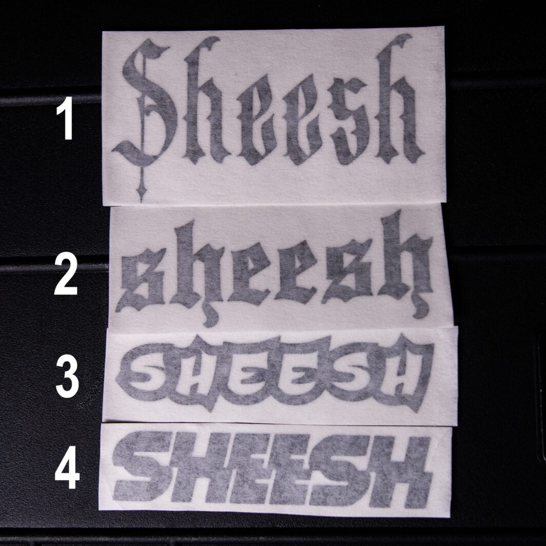 SHEESH Vinyl Stickers - Image 3