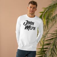 Sleeved T-Shirt - Jamin Media Logo - Image 3