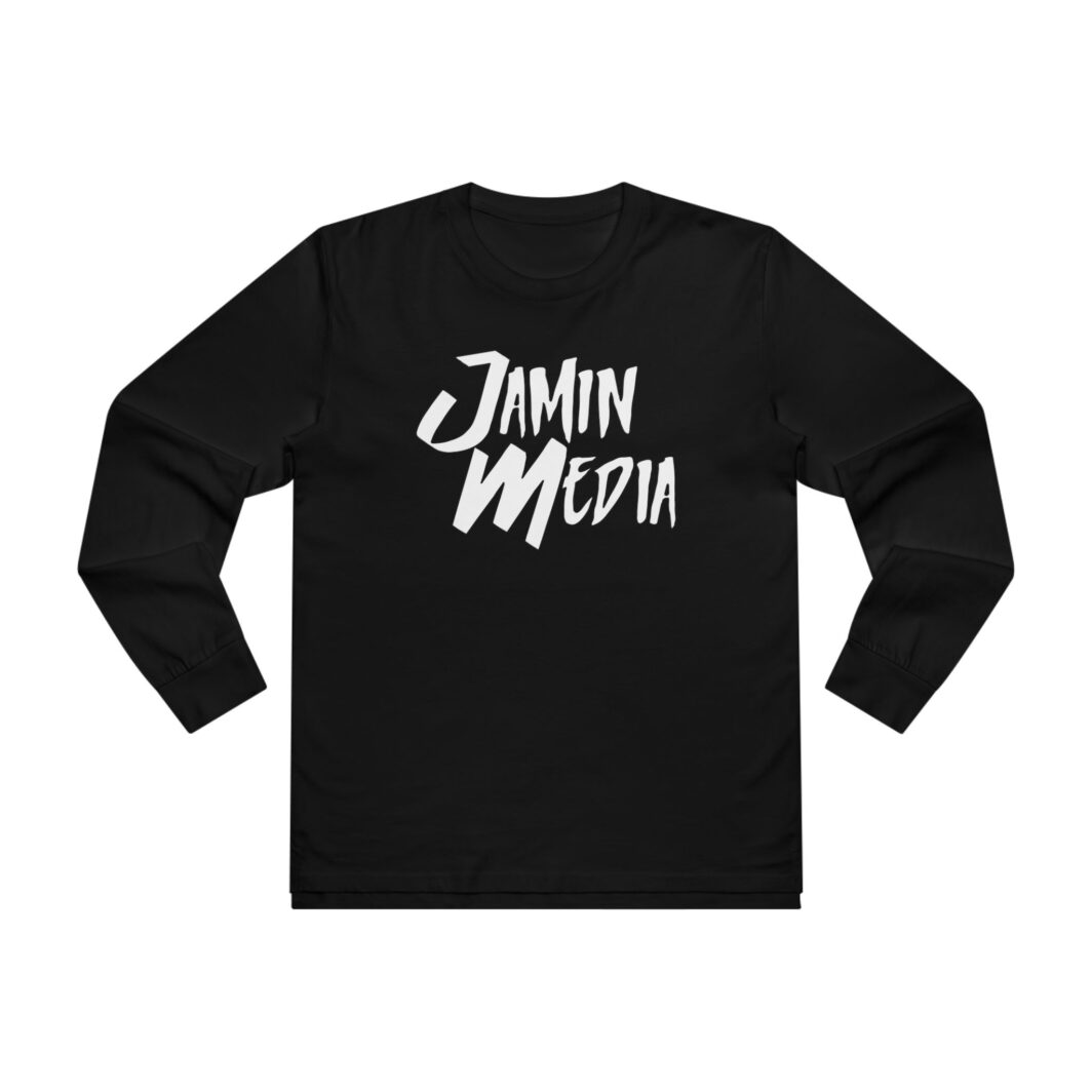 Sleeved T-Shirt - Jamin Media Logo - Image 4