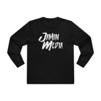 Sleeved T-Shirt - Jamin Media Logo - Image 4